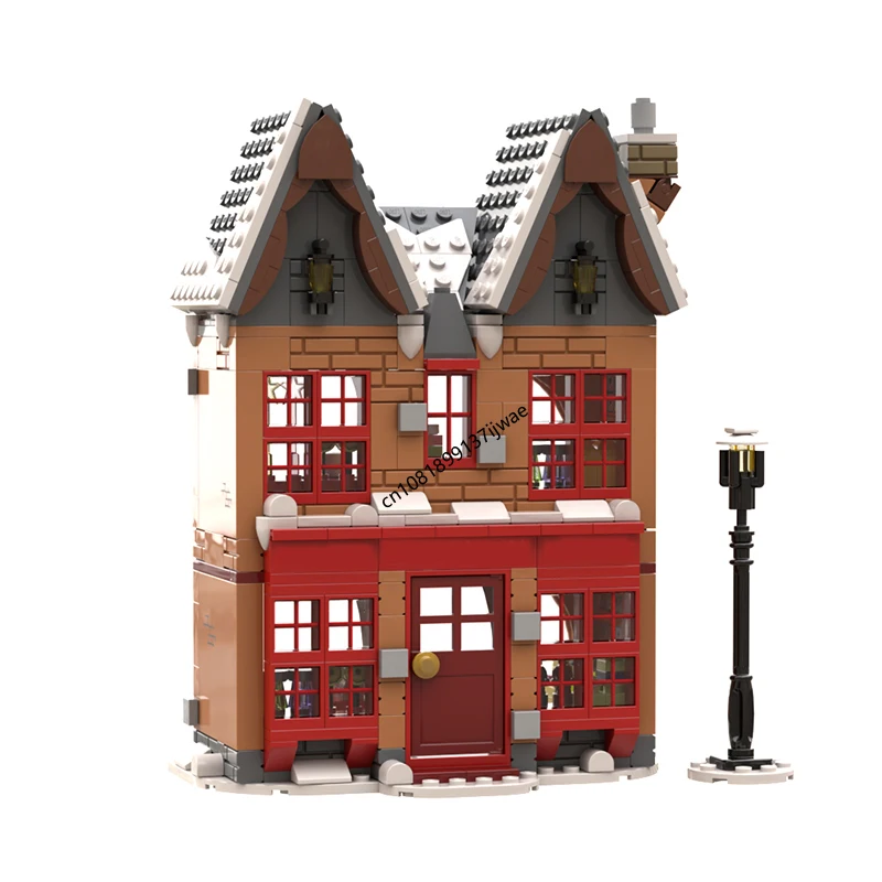 1NEW 507PCS magic Movie Harrying Hogsmeade Village Joke Shop model DIY creative ideas Child Toy birthday Gift Building blocks