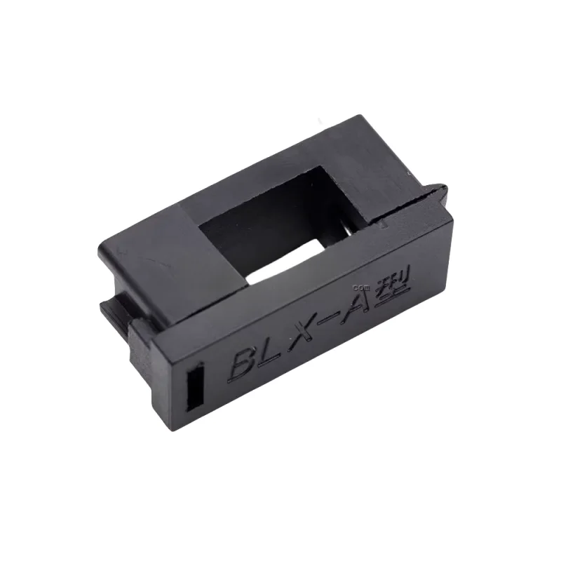 10PCS BLX-A 5*20MM BLACK GLASS FUSE HOLDER 5*20 Insurance Tube Socket Fuseholder for 5X20MM 5X20 Fuse PCB BOARD