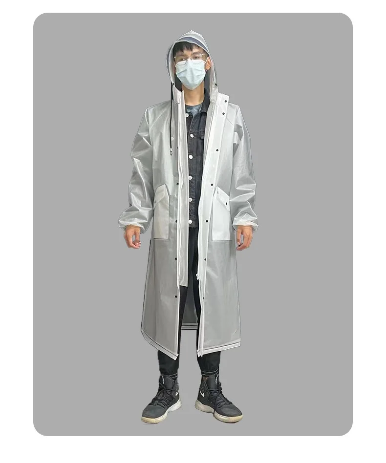 

Raincoat Trench Waterproof Man Pocket
