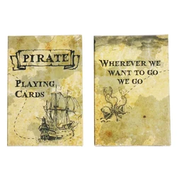 Pirate Ship Playing Cards Pirate King Poker Board Game 60x90mm Vintage Style Pirates of the Caribbean Poker