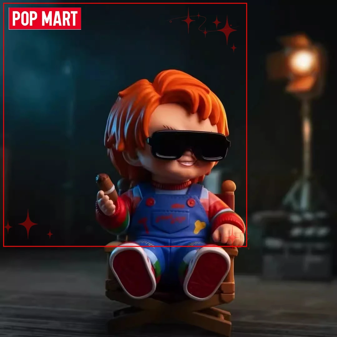 Nieuwe POP MART Chucky Ghost Return Series Mystery Box Blind Box Handheld Anime Action Figure Collectio Ornament Halloween Gift Toy
