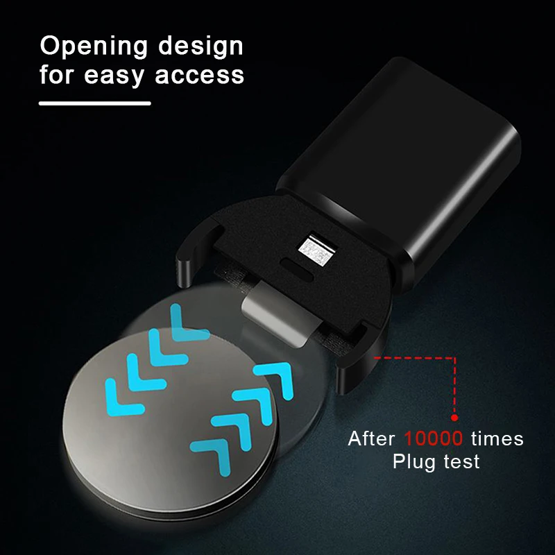 Button Battery Charger Door Open Reminder Charger Mini Button Battery TYPE-C Joint Mini Smart USB Charger