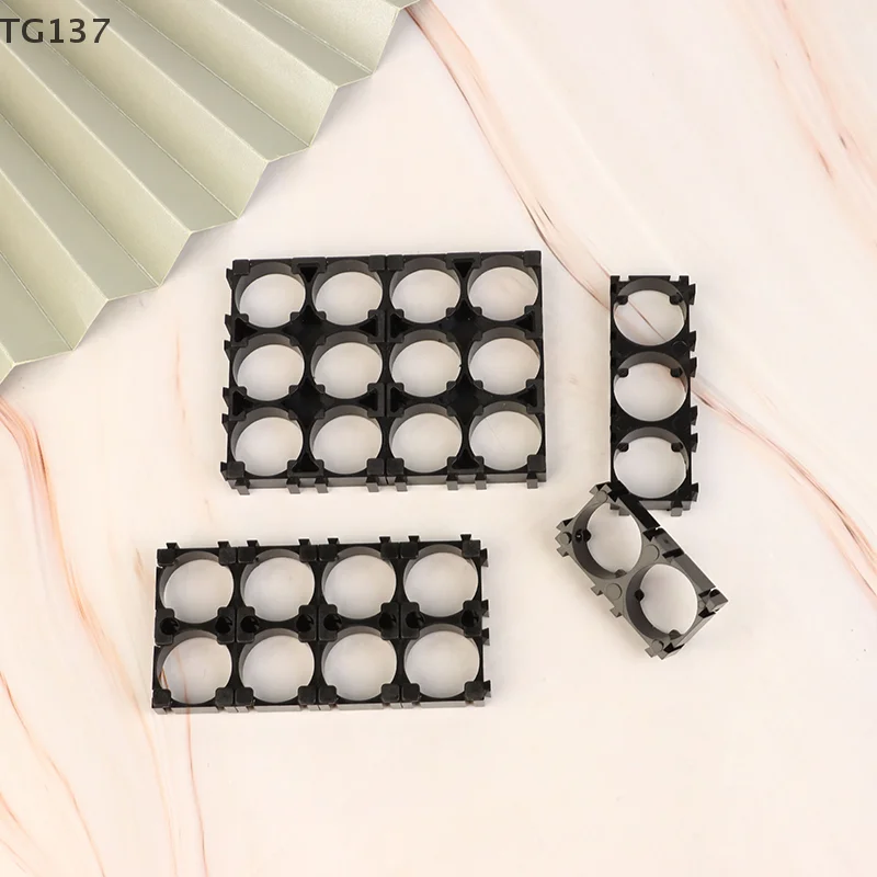 10Pcs Plastic Case Battery Holder 18650 Battery Holder Safety Anti Vibration Holder Bracket Li-ion Cell Holder Cylindrical