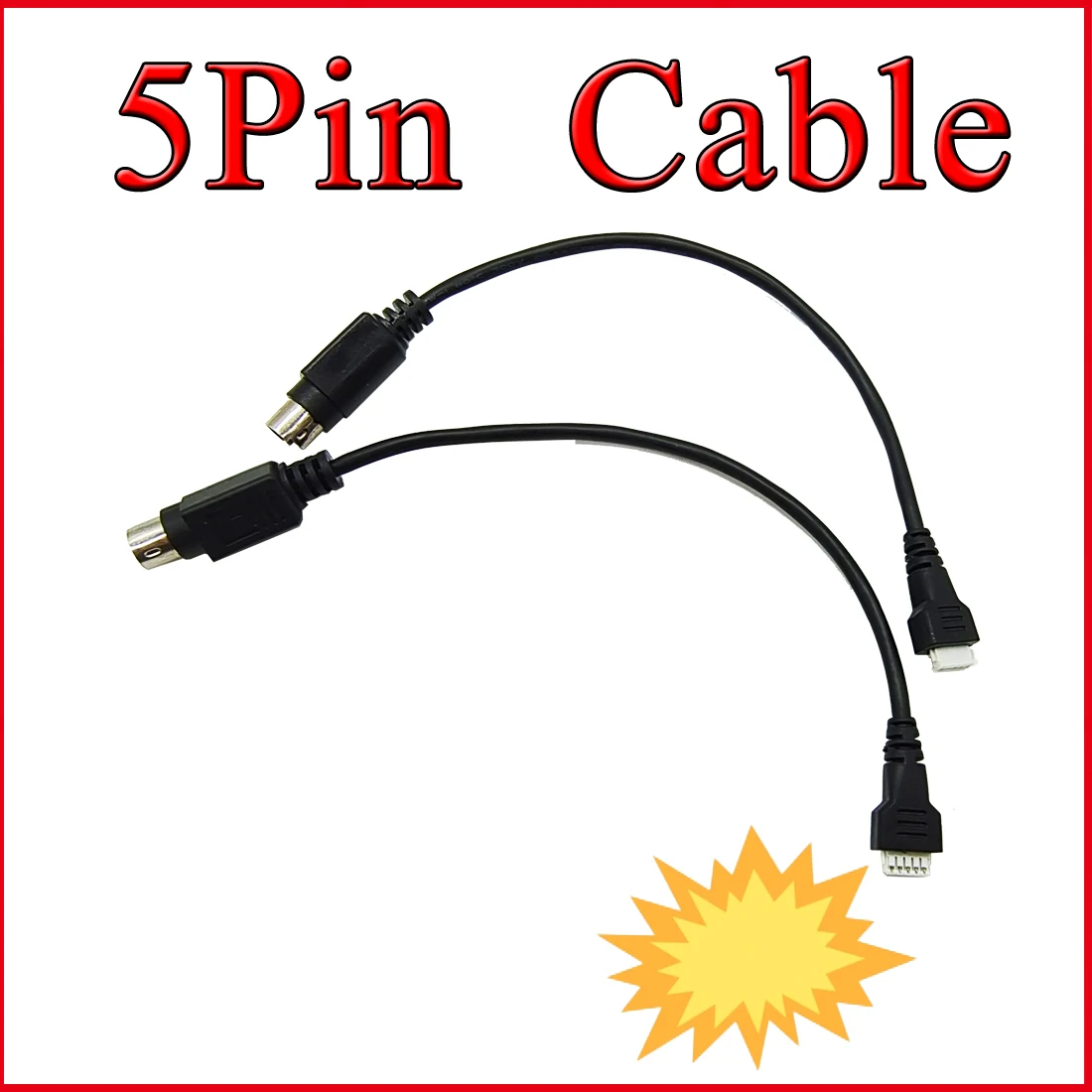 Original 5pin Programmer Cable Data Line for TY90&TY100&TY200 Car Key Programmer H618 Remote Controller