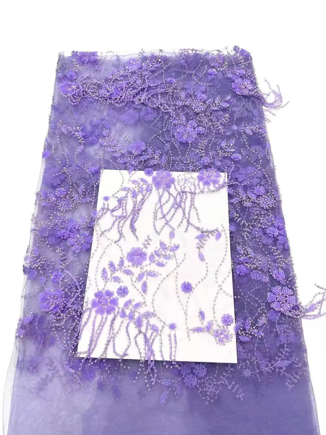 

Royal Blue African Sequins Net Lace Fabric 2025 High Quality Swiss Voile Embroidery Tulle Laces 5 Yards For Sewing Party Dresses