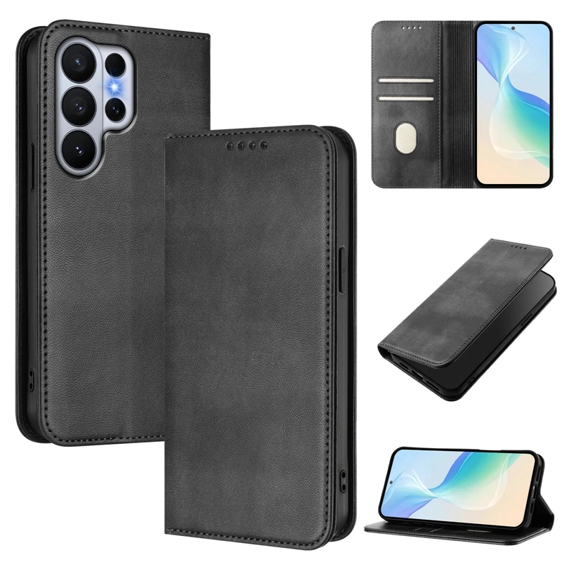 

Pop For Samsung S26 Ultra Cover Leather Magnet Cover For Samsung Galaxy S26 Ultra Case S26Ultra SM-S948B S 26 Plus Flip Phone Ca