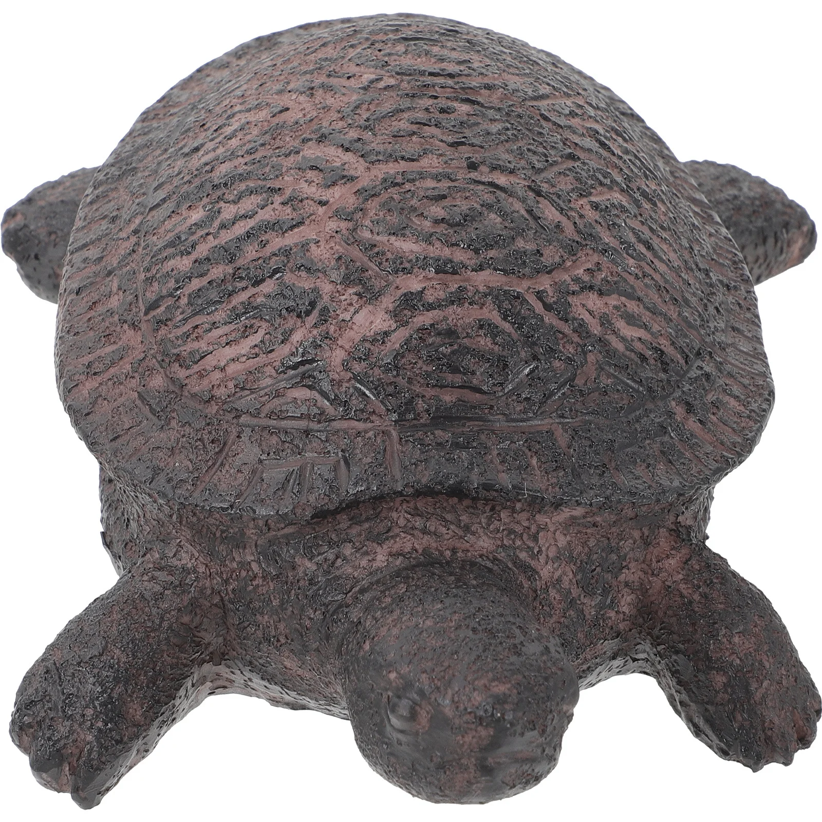 حامل مظهر مزيف من الراتنج على شكل سلحفاة بحرية للحديقة الخارجية وصندوق تخزين للحديقة المزخرفة #4