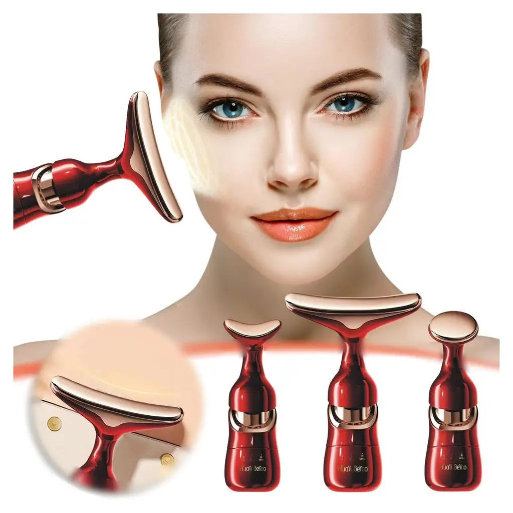 Darsonval 3 In 1 Face Massager Neck Facial Eye Massage Introducer Microcurrent Skin Rejuvenation Anti Aging Beauty Device