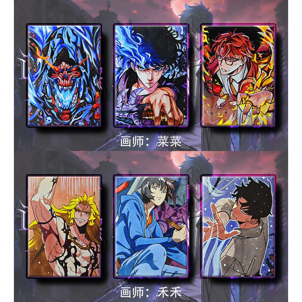 2025 plus récent Forest Studio Solo nivellement vague 2 cartes dessinées à la main 1 étui Booster boîte Anime carte de jeu