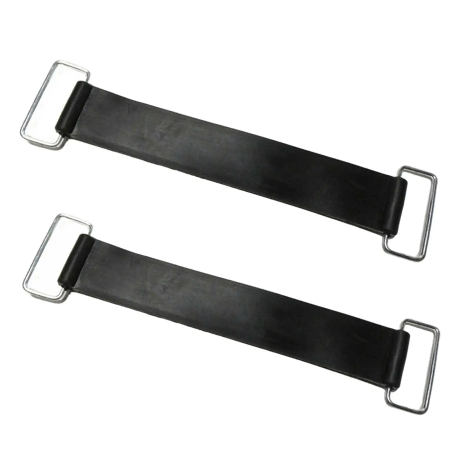 2Pcs Battery Straps Rubber Band, Stretchable Durable Black Bandage Rubber Battery Strap Fixed Holder for rcycle Scooter