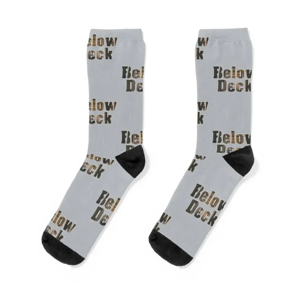 Below Deck below Socks compression hiphop Men's Designer Man Socks Women's