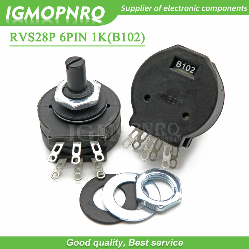 5 sztuk RVS28P-B102 2W 1K części spawarki RVS28 B102 6PIN oryginalny nowy elektryczny spawarka potencjometr