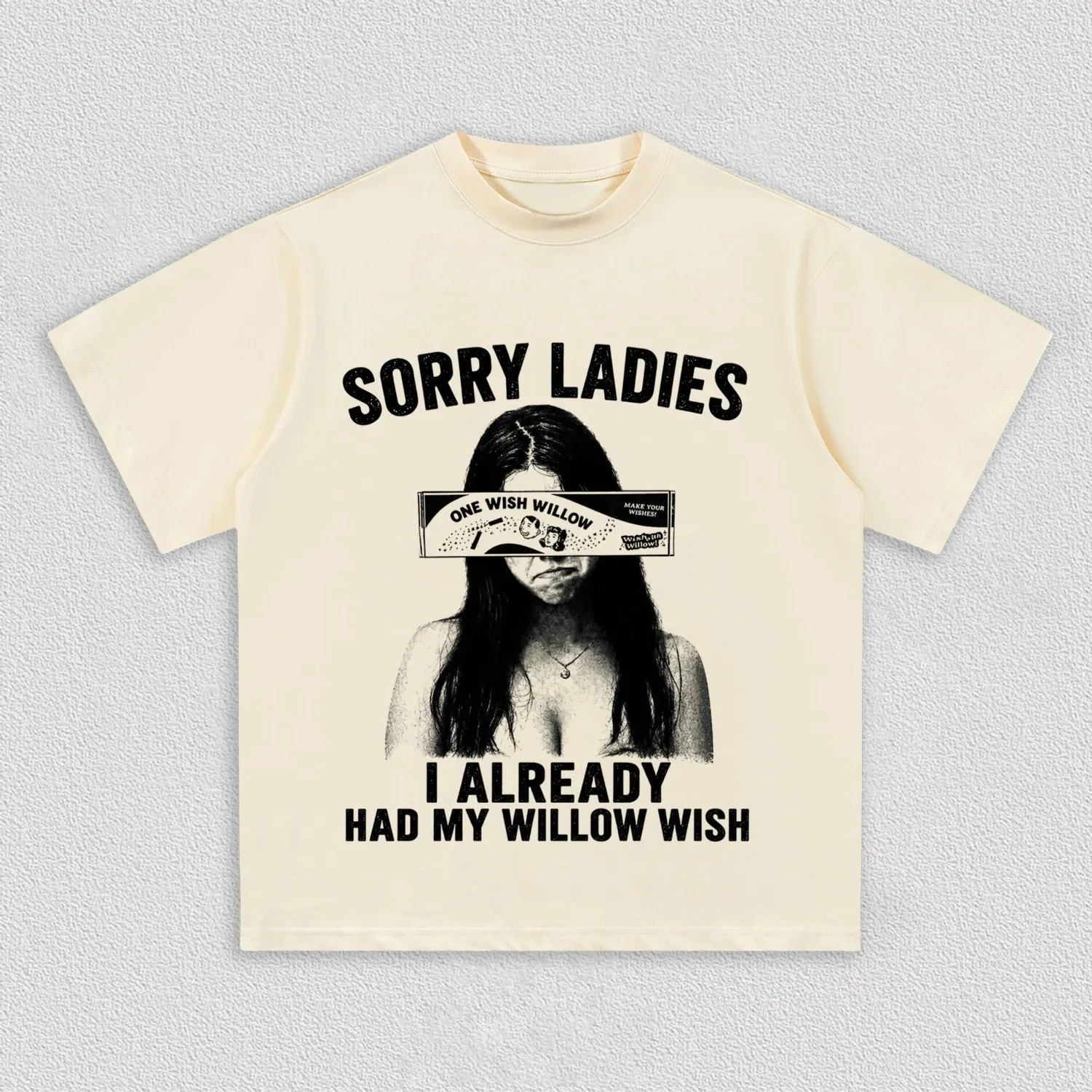Obsession One Wish Willow SORRY LADIES Graphic 2026 Tshirt 100%Cotton Unisex Men‘s Women's T-Shirt Y2k Horror Popular Casual Tee