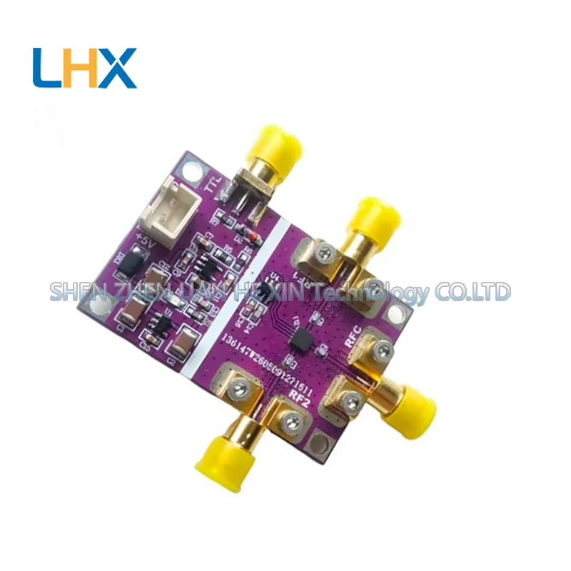 MSWA2-50+ RF switch module 5GHz bandwidth single pole double throw 6nS fast switching low loss RF switch