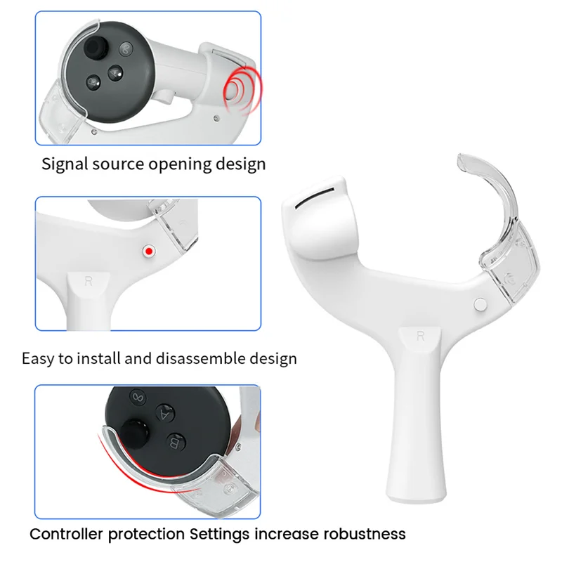 VR Table Tennis Paddle Grip Handle Grip For Oculus Quest 3 Virtual Reality Glasses Playing Ping Pong VR Accessories