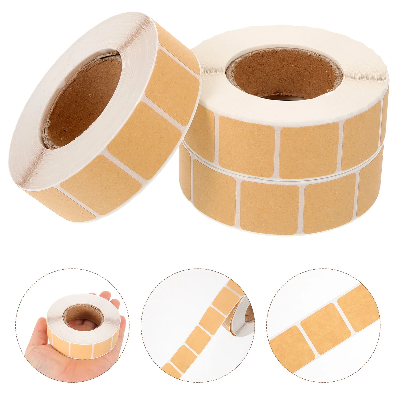 3 Rolls Target Board Repair Stickers Self-adhesive Square Labels Practicing Nail Pasters Exercise Portable Decal Paper for Game