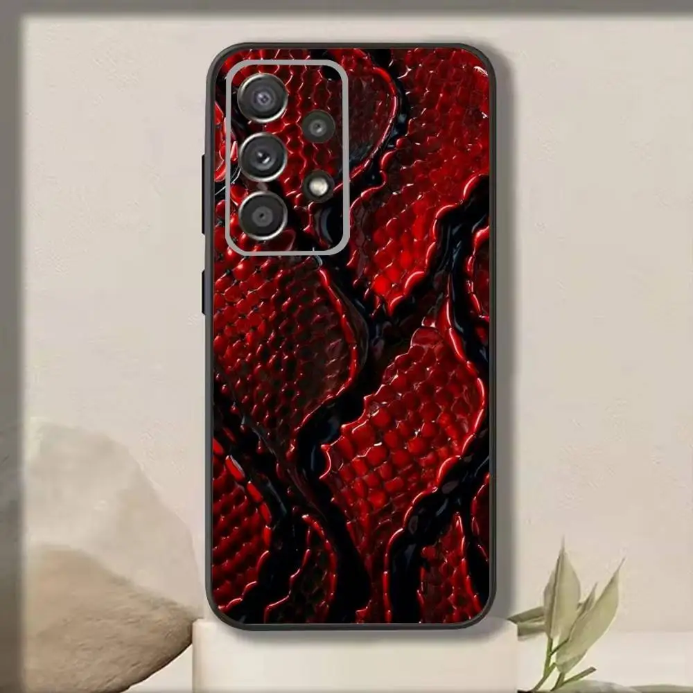 เคสโทรศัพท์ลาย 3D S-Skin W-Wrap สำหรับ Samsung S25,S24,S21,S22,S23,S30,Ultra,S20,Plus,Fe,Note,10,9,5G สีดำ