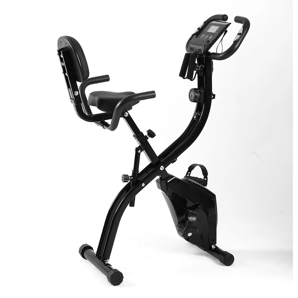 Exercise Bike Stationary Bike Foldable Magnetic Upright Recumbent Portable Fitness