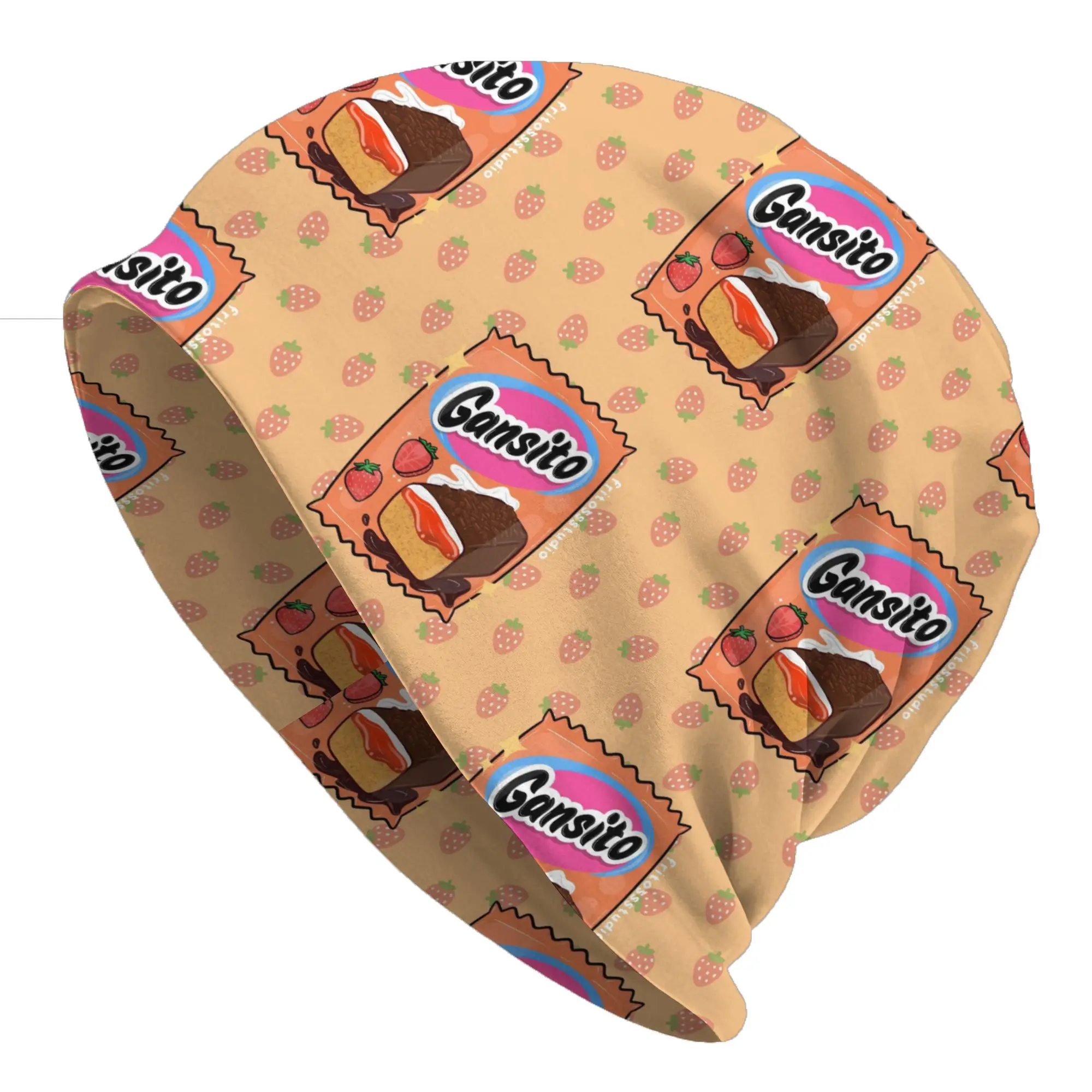 Bonnet Hats Gansito Men Women's Thin Hat Chocolatey Snack Retro Cap Hip Hop Skullies Beanies Caps