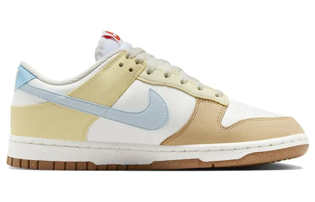 Nike Dunk Low Next Nature Soft Yellow Alabaster Women's Sneakers shoes With Original Box