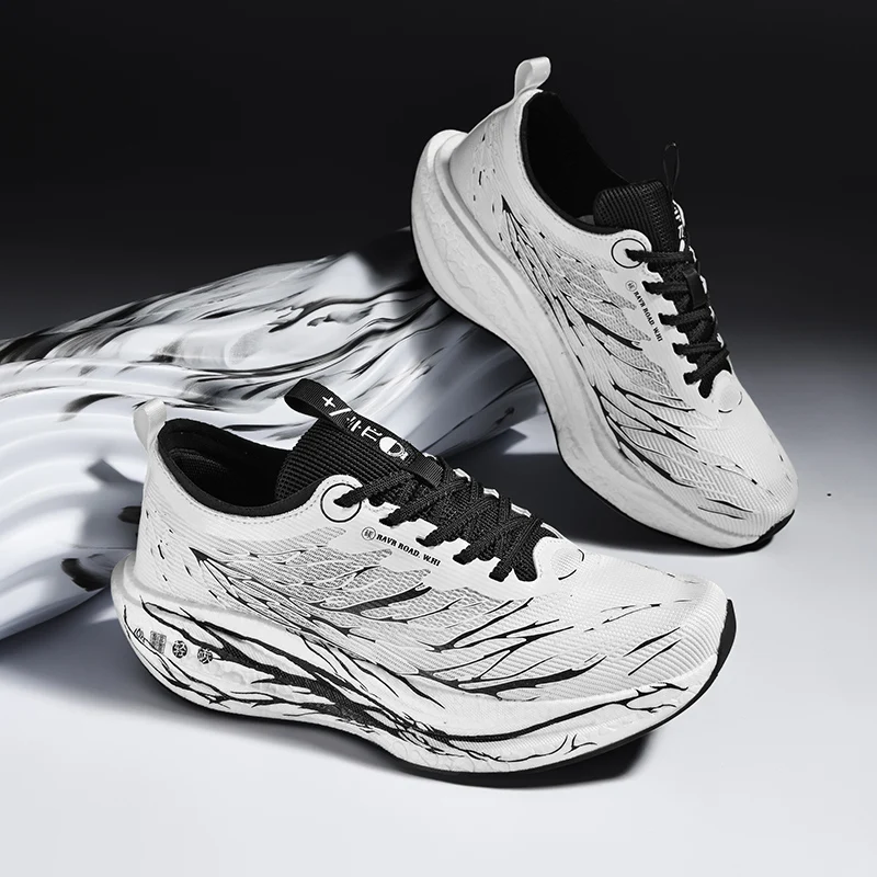 รองเท้าวิ่งลำลองสำหรับพ่อแม่ลูก สี่ฤดู ระบายอากาศได้ดี น้ำหนักเบา รองเท้ากีฬากลางแจ้ง รองเท้าผ้าใบ Moonlight Speed สำหรับผู้ชายและผู้หญิง