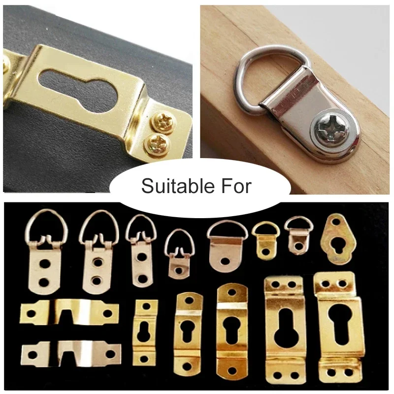 2Pcs Non-Trace No punching Nails Hook for Photo Frame Picture Frame Hole Hanging Nail Wall Paste Tack Photos Cross Stitch
