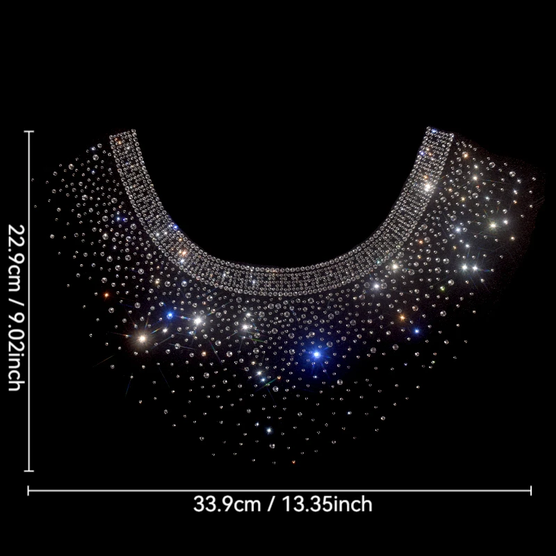 

Хрустальное колье, блестки со стразами и бриллиантами, одежда своими руками, футболка, декоративные нашивки, аксессуары для одежды