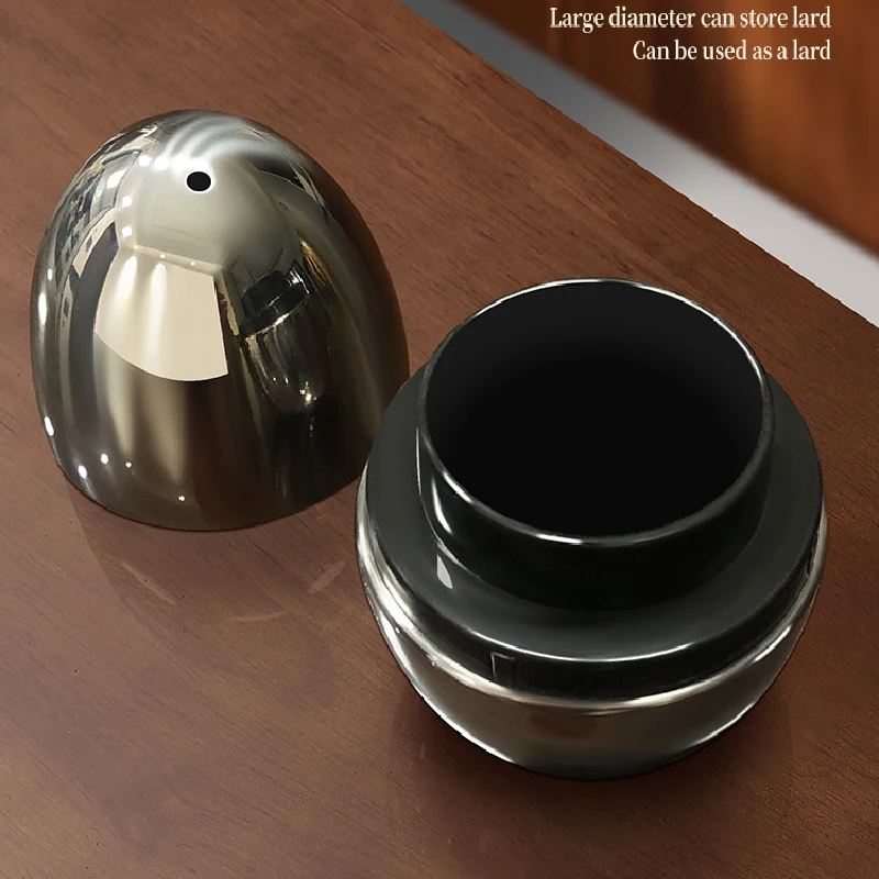 304 Stainless Steel Toothpick Storage Box Egg-shaped Toothpick Tube Luxury Household Toothpick Jar Home Decoration Ornaments image 5