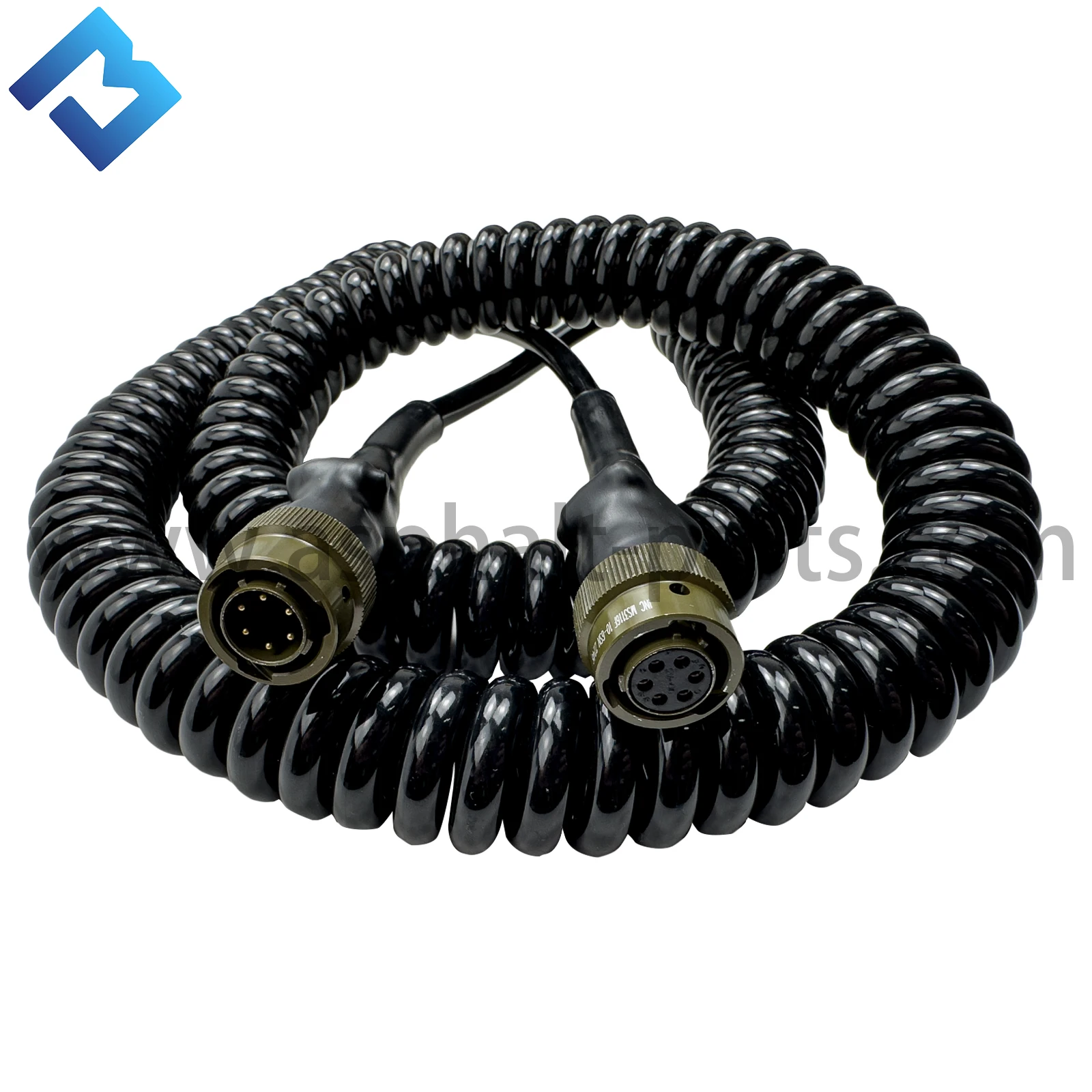 w205 ,w195,w200  2389991 electrical cable asphalt milling pin-6 Helix 1M bayonet electrical data cable