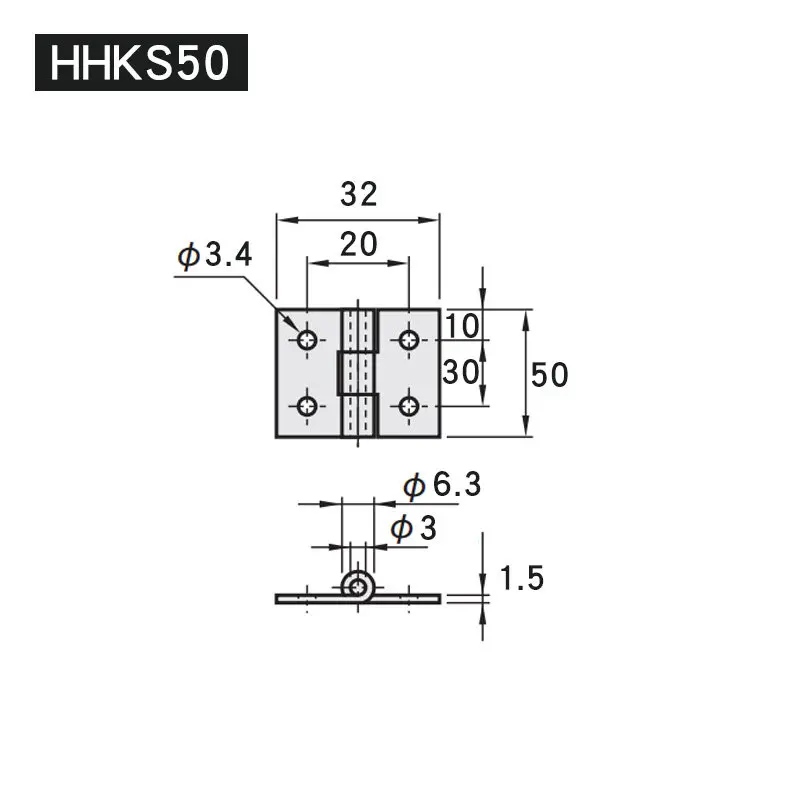 304 Stainless Steel Butterfly Hinge Flat Industrial Small Hinge Heavy Duty Cabinet Hardware M25 M30 M40 M50 M65 M75M95 M100
