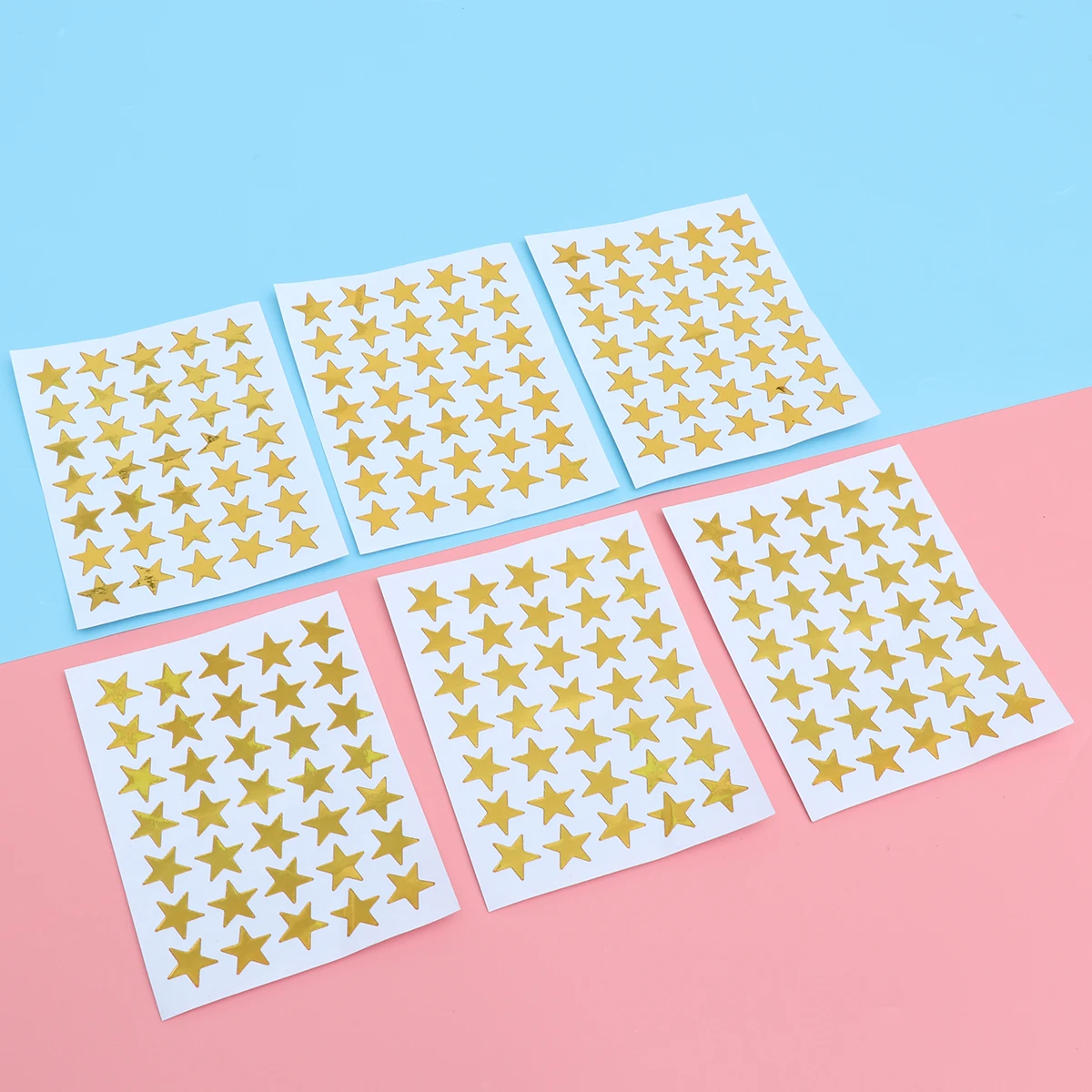 

10 Packs Reward Stickers Self Adhesive Pointed Golden Shape Kids Students Classroom School Charts Report Cards