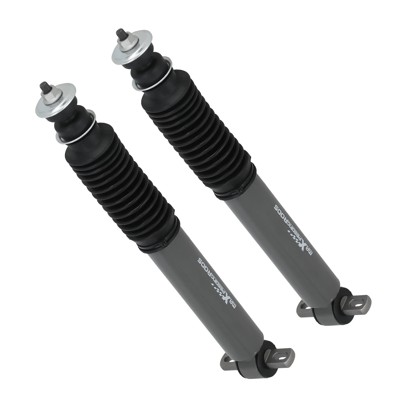 

MaXpeedingrods New Pair of Front Lowering Shocks with Rubber Bushings 2"-5" Drop for Chevy/GMC 1999-06 2WD