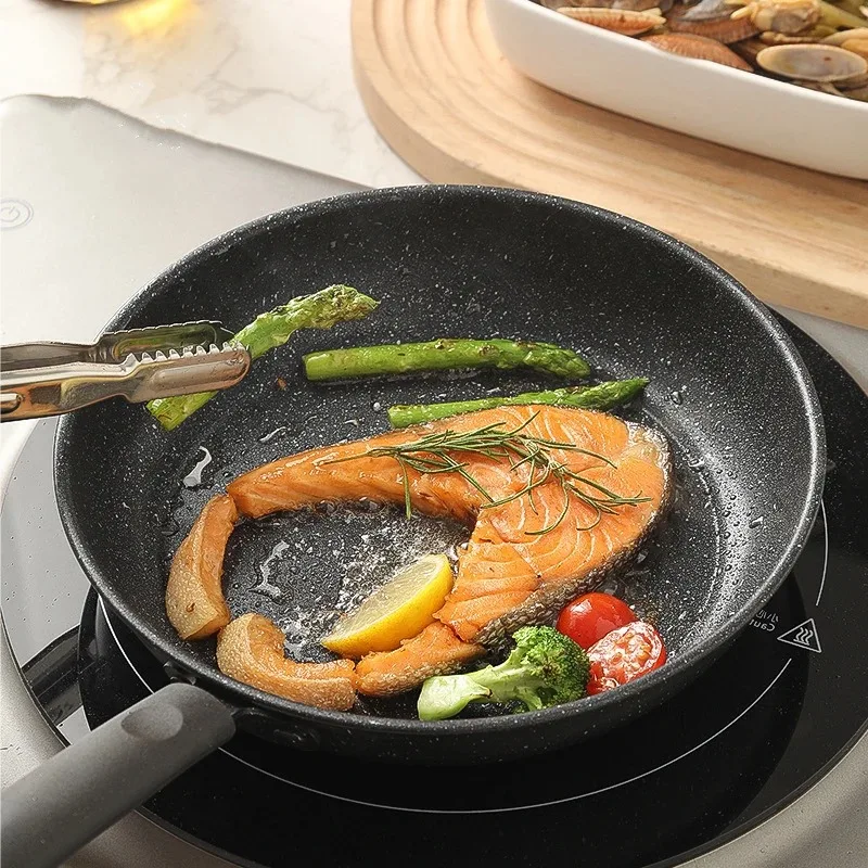 Maifan Stone Non-Stick Frying Pan Saucepan Omelette Cooking Pots Kitchen Egg Steak Skillet Kitchenware for Gas Induction Cooker