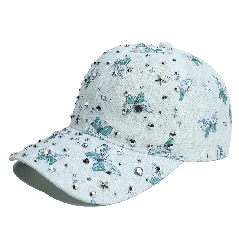 Tie-dye trendy niche travel fresh baseball cap, duckbill cap for summer and autumn, colorful for men and womeninsTrendy