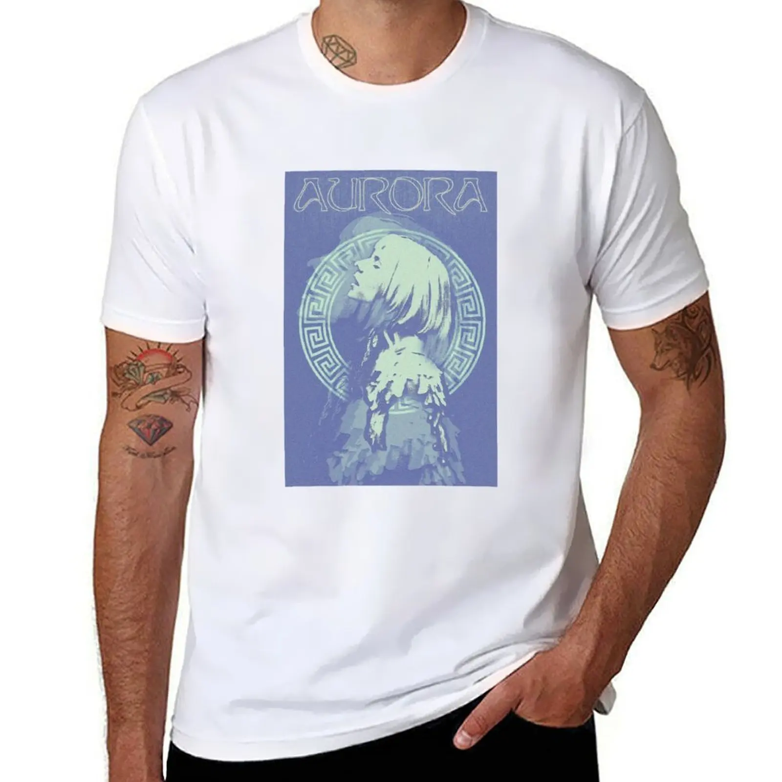 

Aurora Aksnes - The Gods We Can Touch T-Shirt Fashion Print Casual Short Sleeve