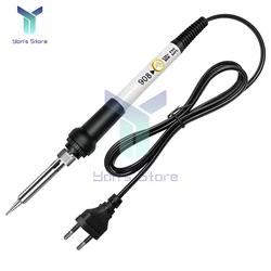 New Adjustable Temperature Electric Soldering Iron 220V 110V 20W-60W Welding Solder Rework Station Heat Pencil Tips Repair Tools