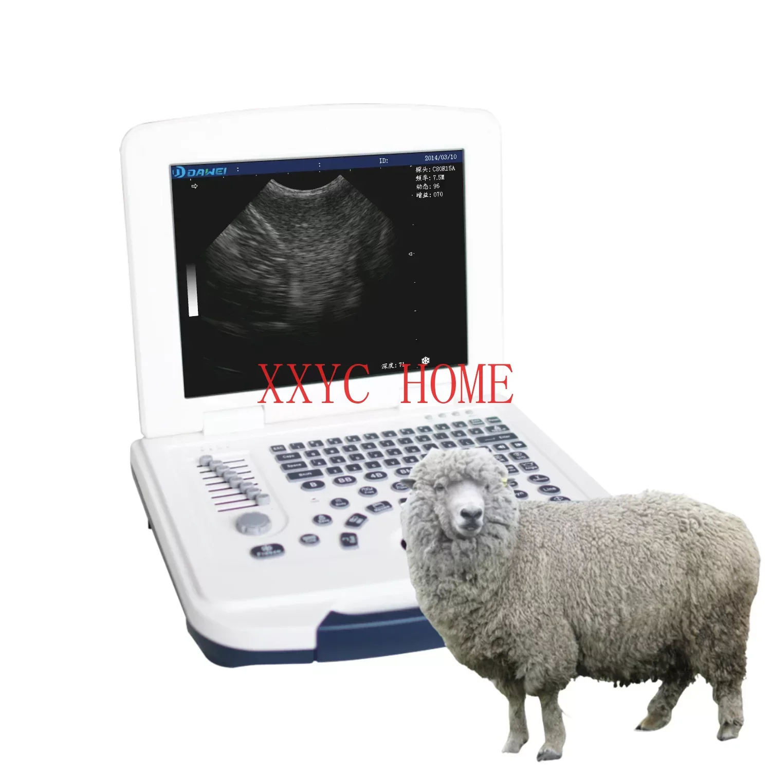 Sonoscape DW-580VET Veterinary Ultrasound Machine for Vet Color Doppler Animal Portable Ultrasound Machine 12 Inch LCD