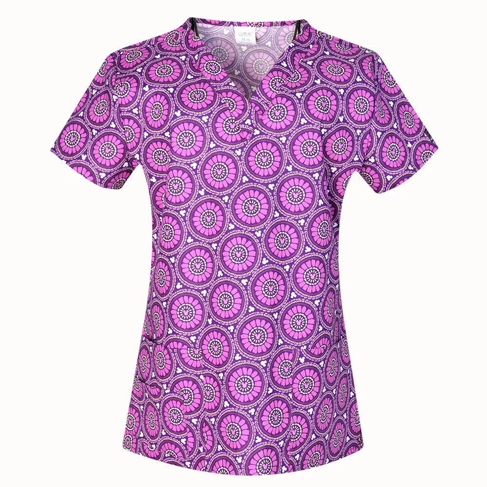 

Медицинские скраб-топы Hennar из 100% хлопка от XXS до 5XL, скраб-униформа