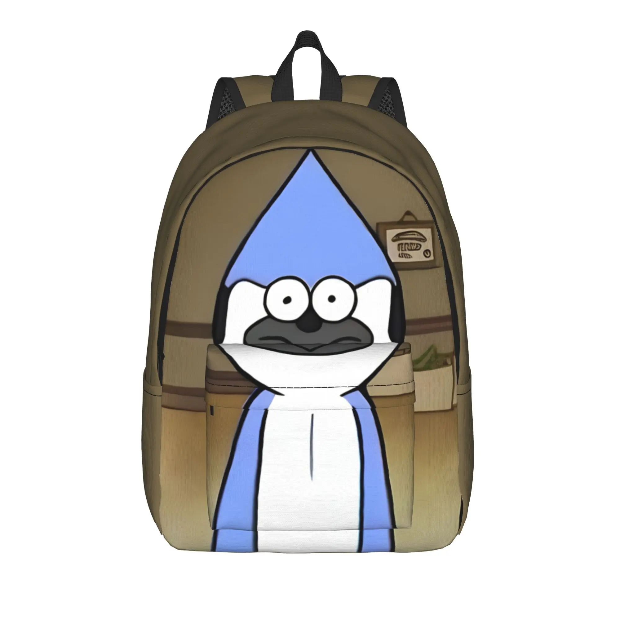 Back to school season blue jay cartoon Rucksack R-Regular show Unisex Multi-Function Backpack