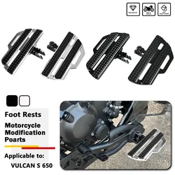 For Kawasaki Vulcan S 650 EN650 VN650 s650Motorcycle Front Foot Rest Rider Footboard Driver Floorboard Wide Footrest Accessories
