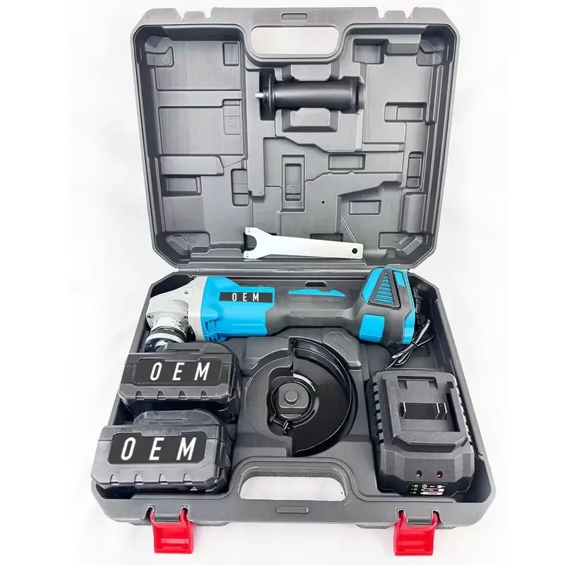 【CHIMU HOME】 20V Cordless Angle Grinder 125mm Brushless Motor Paddle Switch Ergonomic Grip
