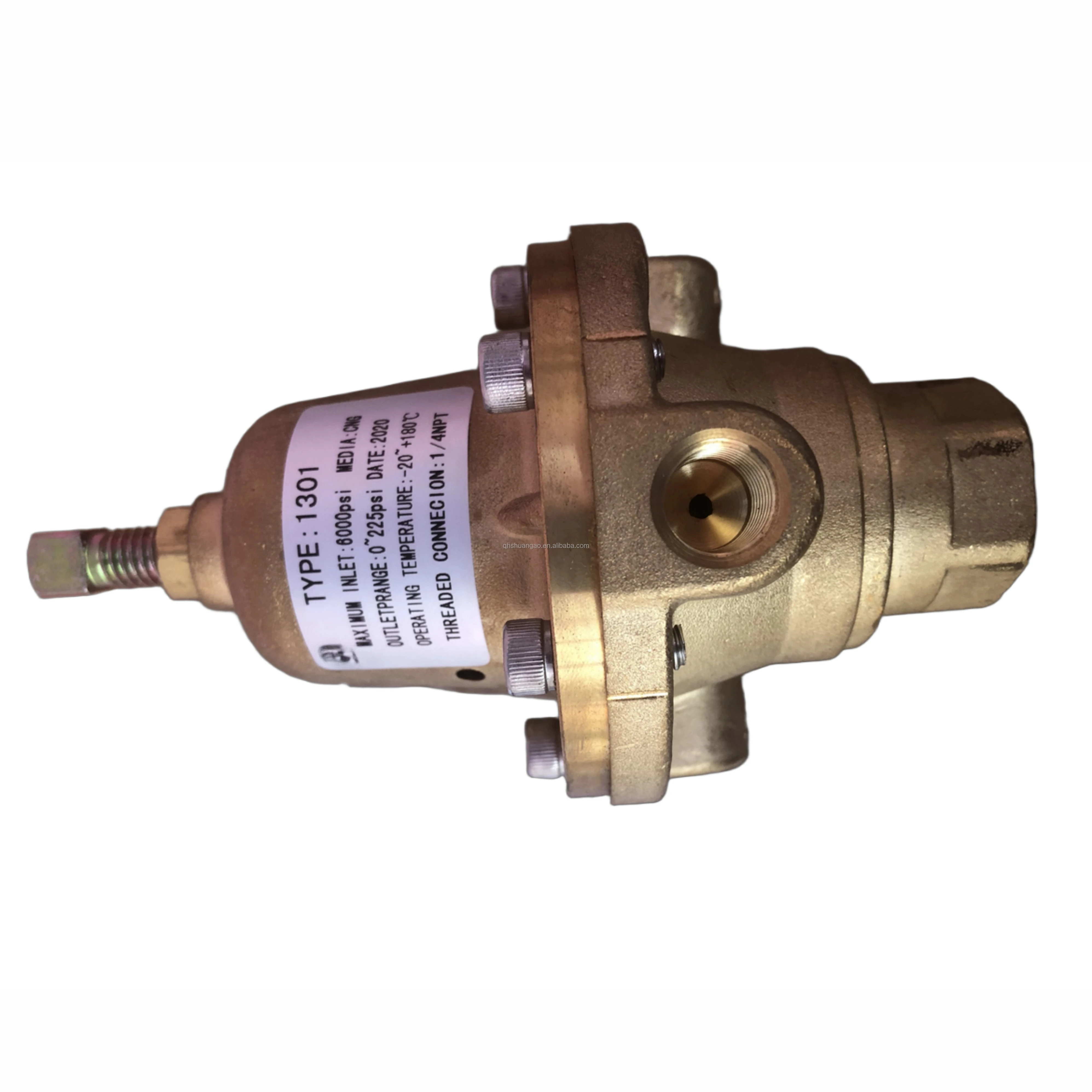 Series 1/4 NPT Stainless Steel Diaphragm High Pressure Regulator for Industrial Control Systems