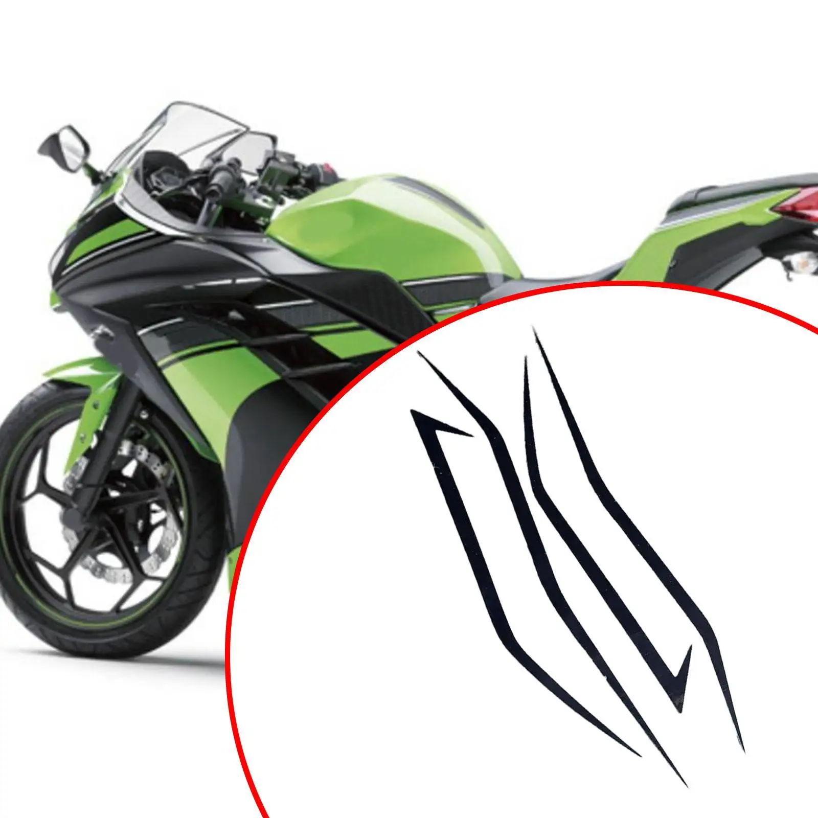 

Universal Electrocar Front Cowl Headlight Decal Waterproof Vinyl Motorcycle Sticker for Window Decoration