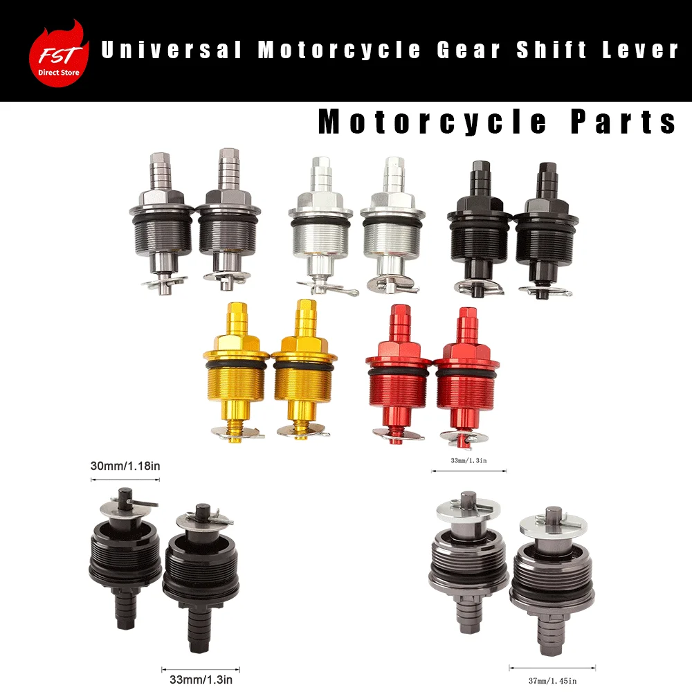 CNC Shock Absorber Adjustment Screws 1mm, Motorcycle Front Fork Modification Screws Fit 30/31/33/37/41MM