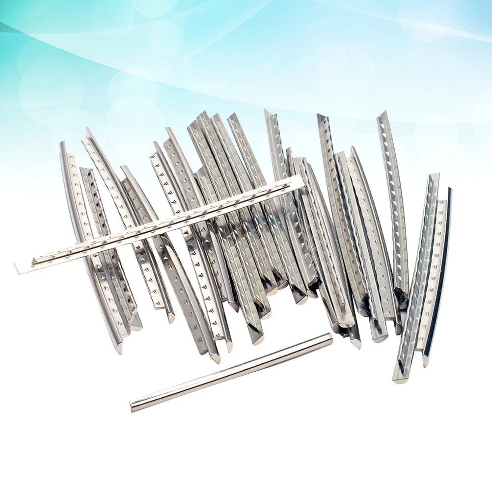 

24 PCS Guitar Frets DIY Wire Fingerboard Component Electric Bass Metal Repair Work