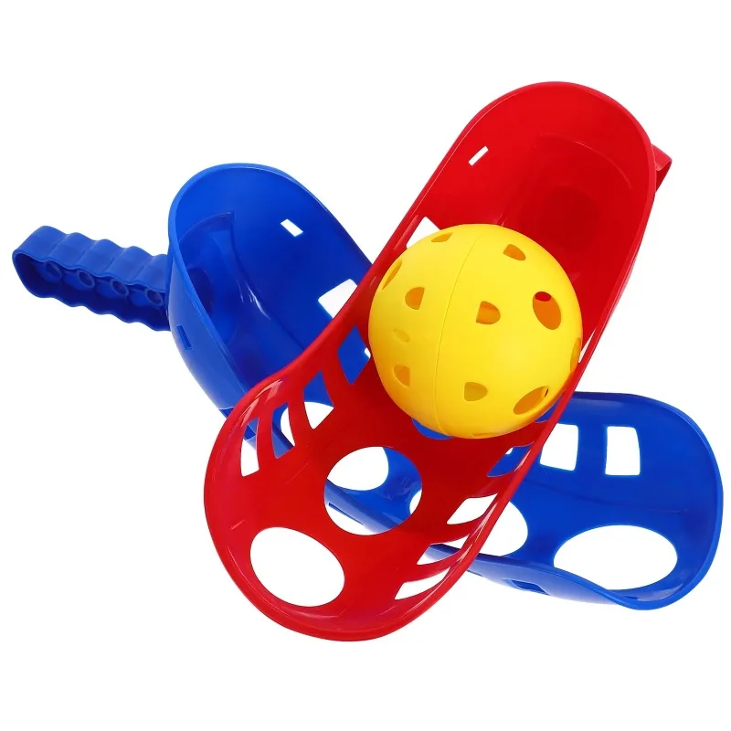 Set di giocattoli divertenti creativi con palline giochi estivi all'aperto lancio e cattura giocattoli sportivi per bambini lancio Scoop giocattoli per bambini lanciatore