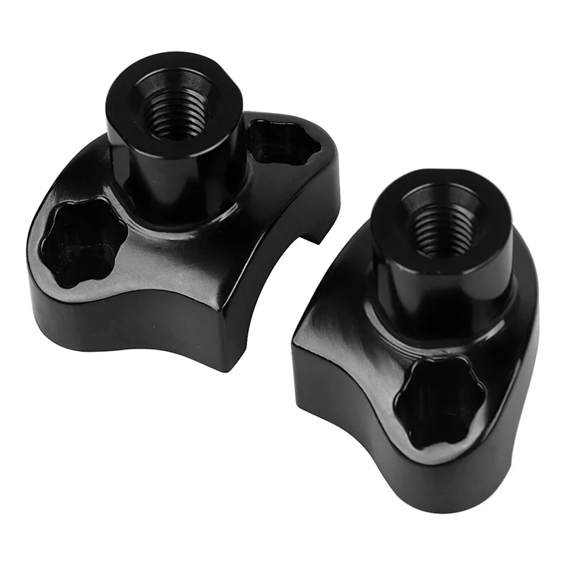 

A77Q-Black 1In Handlebar 1 1/2In Risers For Dyna Softail Sportster XL 883 1200 Replacement Parts