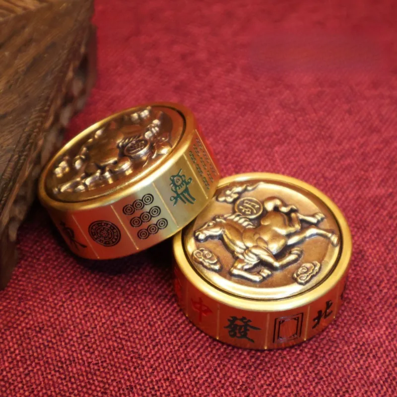 MINI Ornament Hand Fidget Spinner EDC Metal Spinning Top Tip Office Desk Stress Relief Toy Fingertip Gyro Anti anxiety Creative