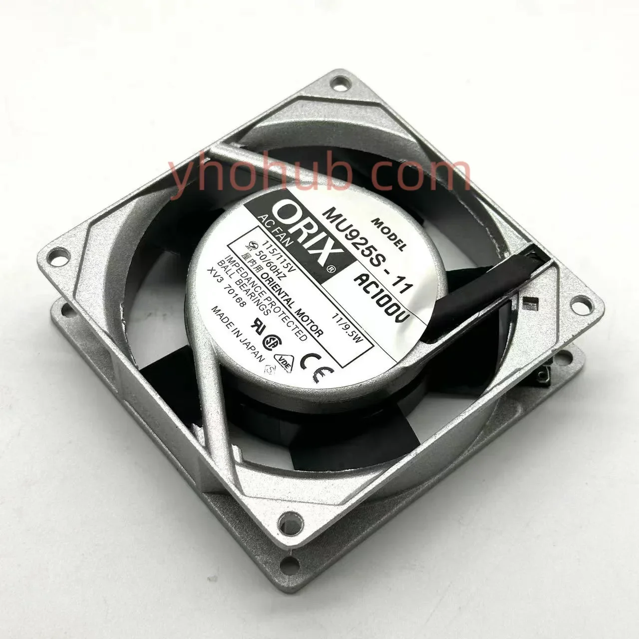 ORIX MU925S-11 AC 100V 9.5/8W 90x90x25mm Server Cooling Fan