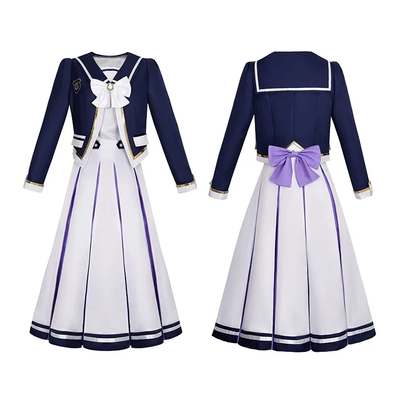 

Uma Musume Pretty Derby Cosplay Costume Navy Sailor Uniform Dress for Anime Fans